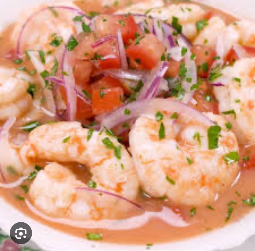 Ceviche with lemon & coriander